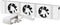 SpeedComfort - Radiator Ventilator Mono set - Energie besparen - Geschikt voor radiatoren 50-75 cm