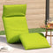vidaXL - Ligstoel - inklapbaar - 175x54x8,5 - cm - oxford - stof - heldergroen