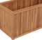 vidaXL - Plantenbak - verhoogd - 100x50x50 - cm - massief - teakhout