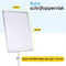 BRASQ Flipover Deluxe - Verrijdbaar - 70x100 cm - Magnetisch - Wit