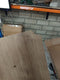 Wandkast artisanaal eikenkleurig 30 x 42.5 x 40 cm Bewerkt hout