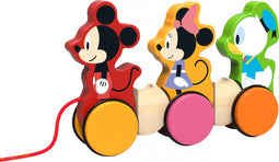 Tooky Toy Mickey Mouse Family Houten Trekfiguur 18 Maanden