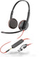 Poly Blackwire 3225 - Stereo Headset - USB-A/USB-C - Zwart
