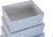 Set Van Opstapelbare Opbergboxen Dkd Home Decor Wit Hemelsblauw Kinderen Karton (43,5 X 33,5 X 15,5 Cm)