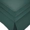 vidaXL - Chaise - longue - met - bolster&rechterarmleuning - fluweel - donkergroen