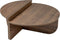 Dimehouse Orin - Salontafel Rond 85 cm - 100% Melamine - Naturel Walnoot