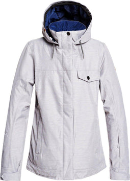 Roxy Billie - Dames Ski jas - 10k ROXY DryFlight® - Heather Grey