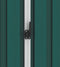 vidaXL - Tuinschuur - 205x129x183 - cm - gegalvaniseerd - staal - groen