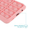 iMoshion Hoesje Geschikt voor Samsung Galaxy A52 (4G) / A52s / A52 (5G) Hoesje Siliconen - iMoshion Pop It Fidget Toy - Pop It hoesje - Roze
