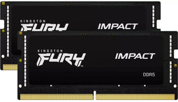 Kingston FURY Impact KF560S38IBK2-32 - DDR5 SODIMM - 32GB 6000MT/s (2 stuks)