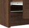 vidaXL - Tv-meubel - 100x35x54 - cm - bewerkt - hout - bruin - eikenkleur