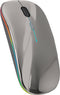 Nuvance Draadloze Muis LED - Bluetooth - Stil - Ergonomisch - Grijs