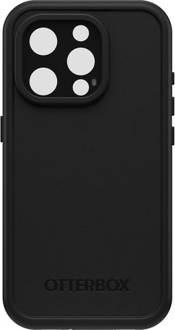 Otterbox Frē Series - Soft case - Waterdicht schokbestendig - Zwart (iPhone 15 Pro)