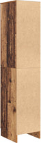 vidaXL - Hoge - Kast - in - Oud - Hout - – - 35x39x168 - cm, - Geengineerd - Hout