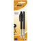 Balpen Bic M10 zwart medium blister à 2st | 20 stuks