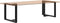 vidaXL - Eettafelpoten - 2 - st - T-vormig - 100x35x(72-73) - cm - staal - zwart