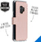 Accezz Hoesje Geschikt voor Samsung Galaxy S9 Hoesje Met Pasjeshouder - Accezz Xtreme Wallet Bookcase - Roze