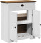 vidaXL - Wastafelkast - BODO - 70x35x80 - cm - wit - en - bruin