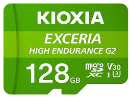 Kioxia Exceria - Micro SD-Kaart 128 GB - UHS-I Klasse 10 U3 - Groen