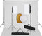 vidaXL - Fotostudioset - met - softboxlampen, - achtergrond - en - reflector