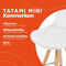 Alterego Mini Tatami - Witte Barkruk - 42x42x85cm