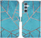iMoshion Hoesje Geschikt voor Samsung Galaxy A34 (5G) Hoesje Met Pasjeshouder - iMoshion Design Softcase Bookcase - Blauw / Blue Graphic