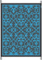 Bo-Camp Chill mat - Buitenkleed - Waterdicht - 3,5x2,7 Meter - Azure