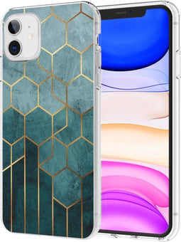 iMoshion Design voor de iPhone 11 hoesje - Patroon - Groen