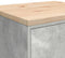 vidaXL - Garagekast - 60x51x85 - cm - massief - grenenhout - betongrijs