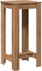 vidaXL - Bartafel - 51x50x103,5 - cm - bewerkt - hout - artisanaal - eikenkleurig
