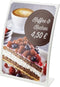 Deflecto 2305WEU Follderhouder (tafelmodel) Voor papierformaat: DIN A5 staand Wit, Transparant 1 stuk(s)