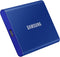 Samsung T7 - Portable SSD 500GB - USB 3.2 Gen2 - Blauw