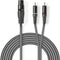 Nedis COTH15220GY30 - XLR-naar-RCA audiokabel - 300 cm - Grijs