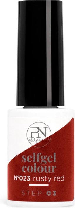 PN Selfcare 'N23 Rusty Red' Gel Nagellak Rood - Vegan - 21 Dagen Effect - Gel Nagels voor UV/LED Lamp - 6ml