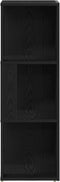 vidaXL - Hoekkast - Zwart - Eiken - 33x33x100 - cm - Hout