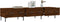 vidaXL - Tv-meubel - 150x36x30 - cm - bewerkt - hout - bruin - eikenkleur
