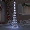 LED Kerstboom met 290 LED Koudwit 70 x 70 x 250 cm Metaal