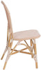 Keukenstoel 47 x 54 x 93 cm Natuurlijk Beige Rotan