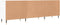 vidaXL - Tv-meubel - 150x30x50 - cm - bewerkt - hout - wit