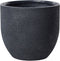 KANNIA - Bloempot - Donkergrijs - 36 cm - Klei-vezelmengsel