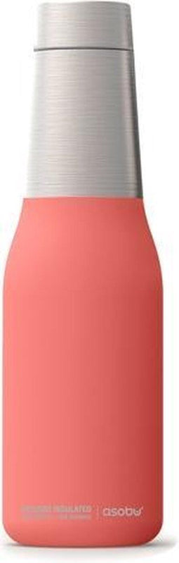 Asobu Oasis - Thermosfles - Dubbele koperen isolatie - Roze (600 ml)