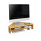SoBuy BBF09-N Bamboe Monitorstandaard Driehoek – 58x32x12 cm – Natuurlijke Houtkleur