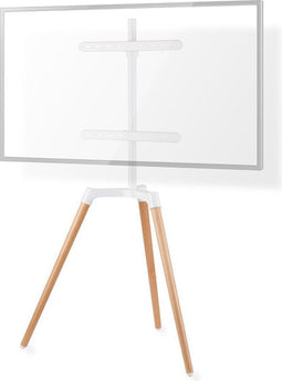 Nedis TVSM7060WT - Tripod TV-vloerstandaard - Geschikt voor 50-65 inch TV's - Houten afwerking