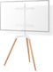 Nedis TVSM7060WT - Tripod TV-vloerstandaard - Geschikt voor 50-65 inch TV's - Houten afwerking