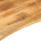vidaXL - Bureaublad - met - ronding - 90x50x2,5 - cm - massief - ruw - mangohout