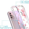 iMoshion Hoesje Geschikt voor Motorola Moto G30 / Moto G20 / Moto G10 Power / Moto G10 Hoesje Siliconen - iMoshion Design hoesje - Roze / Transparant / Blossom Watercolor