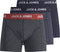 JACK&JONES JACPETER - 3-pack heren onderbroek - Gestreept - Donkerblauw