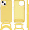 iMoshion Hoesje Geschikt voor iPhone 13 Hoesje Met Koord - iMoshion Color Backcover met afneembaar koord - Geel