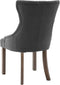 vidaXL - Eetkamerstoelen - 2 - st - stof - grijs