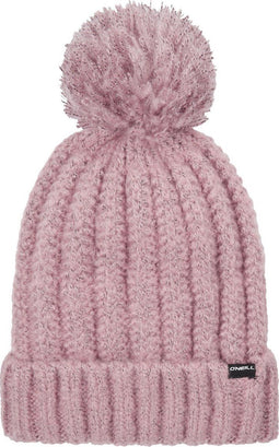 O'Neill Chunky Knit Beanie - Dames Muts - Ribgebreid met fleecevoering - Bridal Ros